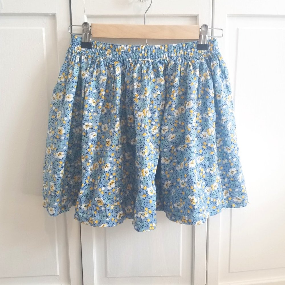 Osh Kosh B'gosh Blue Floral Skirt Very Full Flowy